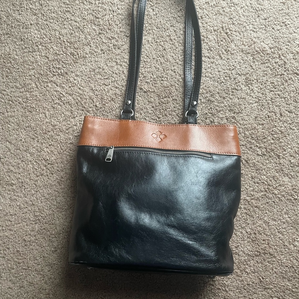 Patricia Nash Albi Convertible Leather Tote